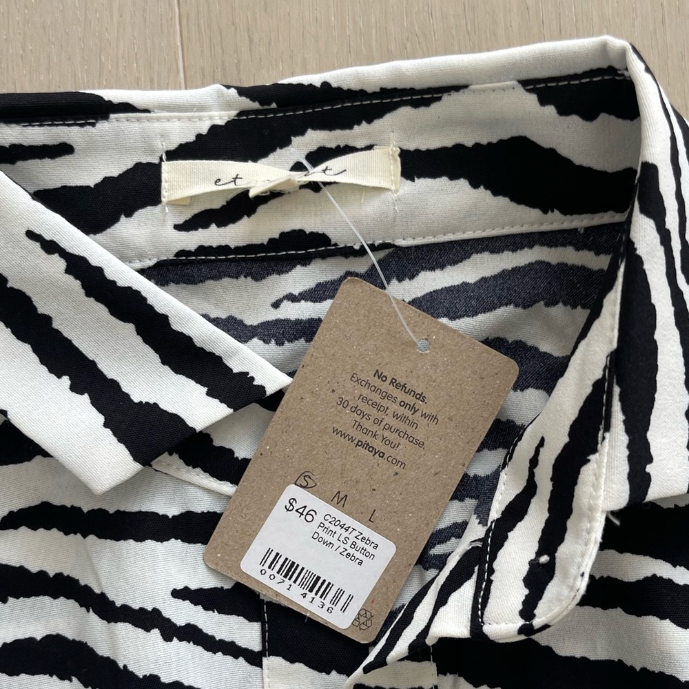 Zebra button down - Picture 2 of 2